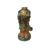 Chinese Stone Carved Color Dressing Paint Bodhisattva Statue ws4516S