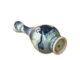 6" Oriental Blue White Scenery Graphic Small Porcelain Art Vase ws5053S
