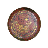 Vintage Oriental Brick Red Golden Graphic Stack Wedding Basket Display GB130S