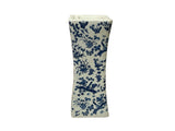 Chinese Blue White Porcelain Flowers Pillow Shape Display Art GB665S