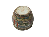 Vintage Chinese Canton Famille Rose Enamel Small Porcelain Pot GB767S