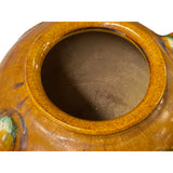 Chinese Tri-Color San Cai Glaze Ceramic Foo Dogs Vase Jar Display ws3212S