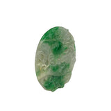 Natural Stone Relief Motif Carving Oval Display Plaque Art GB300S