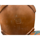 Vintage Chinese Brown Square Shape Zisha Clay Teapot Art Display JK294S