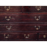 Chinese Brown Light Bamboo Strips Drawers Dresser Cabinet ws3268S