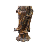 Quality made Heavy Bronze Standing Guan YIn - Bodhisattva Statue With Vitarka Mudra And Holly Vase cs2785S