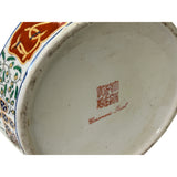 Vintage Chinese Western Flags Graphic Export Period Teapot Shape Art ws3518S