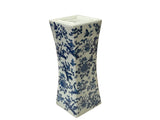 Chinese Blue White Porcelain Flowers Pillow Shape Display Art GB665S