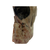 Vintage Chinese Soapstone Floral Carving Display Vase Art ws3678S