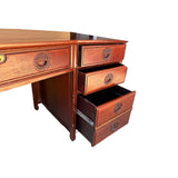 Oriental Brown Rosewood Drawers Base Plank Top Office Writing Desk ws4731S