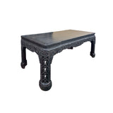 Oriental Dragons Relief Carving Rectangular Painting Console Table Desk ws4971S