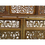 Chinese Cow Ox Cranes Motifs Wood Wall Panel Window Screen ws5024S