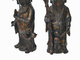 Chinese Vintage Bronze Metal SanXing ( 3 Deities ) Fu Lu Shou Statue Set cs7776S