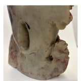 Vintage Chinese Soapstone Floral Carving Display Vase Art ws3678S