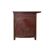 Oriental Brown Rosewood Drawers Base Plank Top Office Writing Desk ws4731S