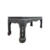Oriental Dragons Relief Carving Rectangular Painting Console Table Desk ws4971S