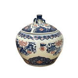 Chinese bat symbol porcelain box