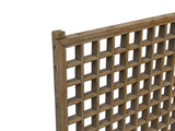 oriental square pattern hand carved wood wall panel