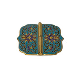 Vintage enamel door hinge