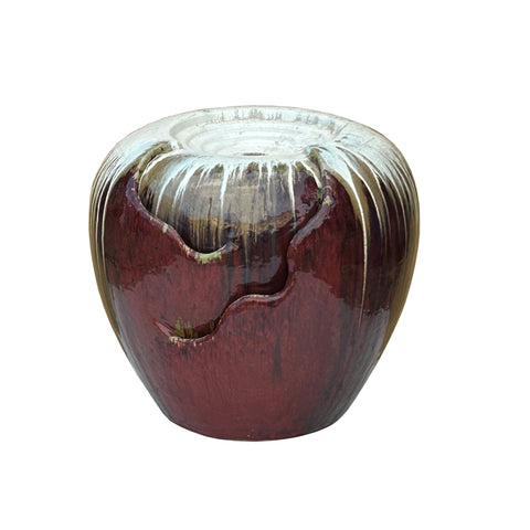 collectible ceramic fountain sculpture