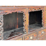 Chinese Vintage Relief Carving Long Shrine Altar Table Cabinet cs7670S