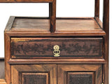 Asian rosewood collectible stand