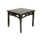 artisan crafted Chinese miniature square table