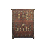 Vintage Korean Style Accent Storage Cabinet Metal Hardware Detail ws4514S