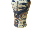 Asian decor blue white vase
