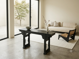 Chinese Dark Brown Black Huali Rosewood Ming Style Altar Table ws4938S