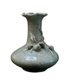 crackle ceramic pottery vase