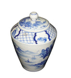 Asian porcelain container jar