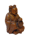Eight Immortals Lan Caihe statue
