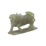 green jade kirin statue