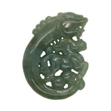 jade dragon and horse pendant