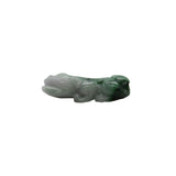 Hand Carved Natural Green Jade Feng Shui Lucky Pixiu Figure Pendant k196NS