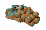 clay grape shape wall vase