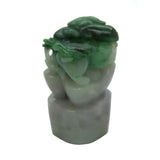 Chinese untreated jade statue