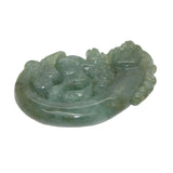 jade dragon and horse pendant