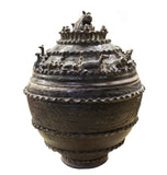 Asian clay jar