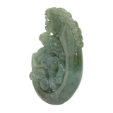 jade dragon and horse pendant