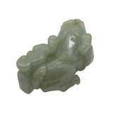 untreated jade foo dog statue