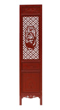 red color Chinese carved partition panel - decor panel