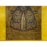 Chinese Qing Emperor Queen Portrait Scroll Painting Wall Art ws1973S