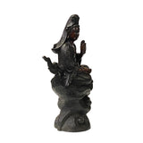 Handmade Fine Heavy Bronze Metal Tara Bodhisattva Kwan Yin Avalokiteśvara Buddha Statue ws1387S