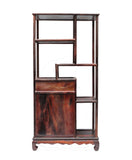 rosewood small display cabinet