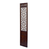 Four Panel Vintage Chinese Wooden Decorative Panel – Hand-Painted Oriental Design cs7054S