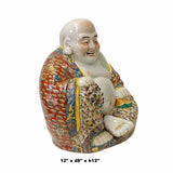 Chinese Canton Mix Ceramic Happy Laughing Buddha Statue ws1586S
