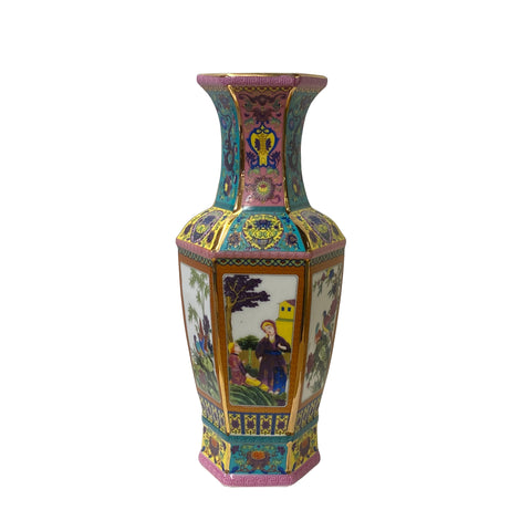 porcelain jar - flower bird - pair jar