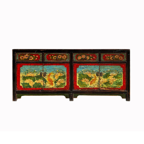 sideboard - TV console - long credenza cabinet